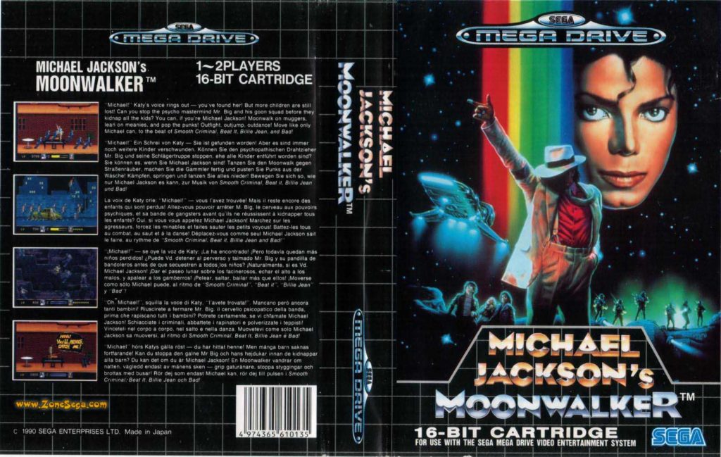 Michael Jackson Moon Walker Sega Genesis