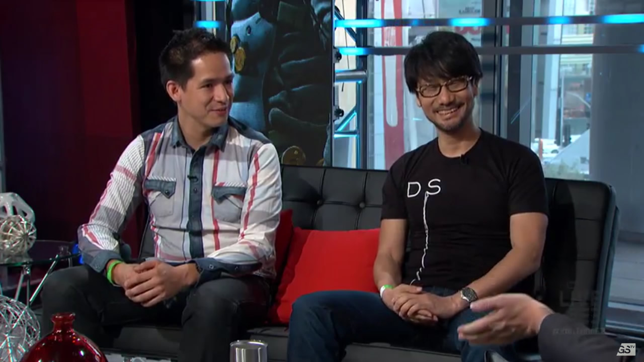 Hideo Kojima siendo entrevistado por Geoff_Keighley