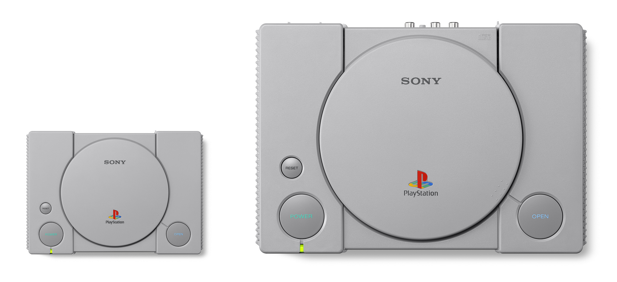 PlayStation Classic diferencia de tamaño